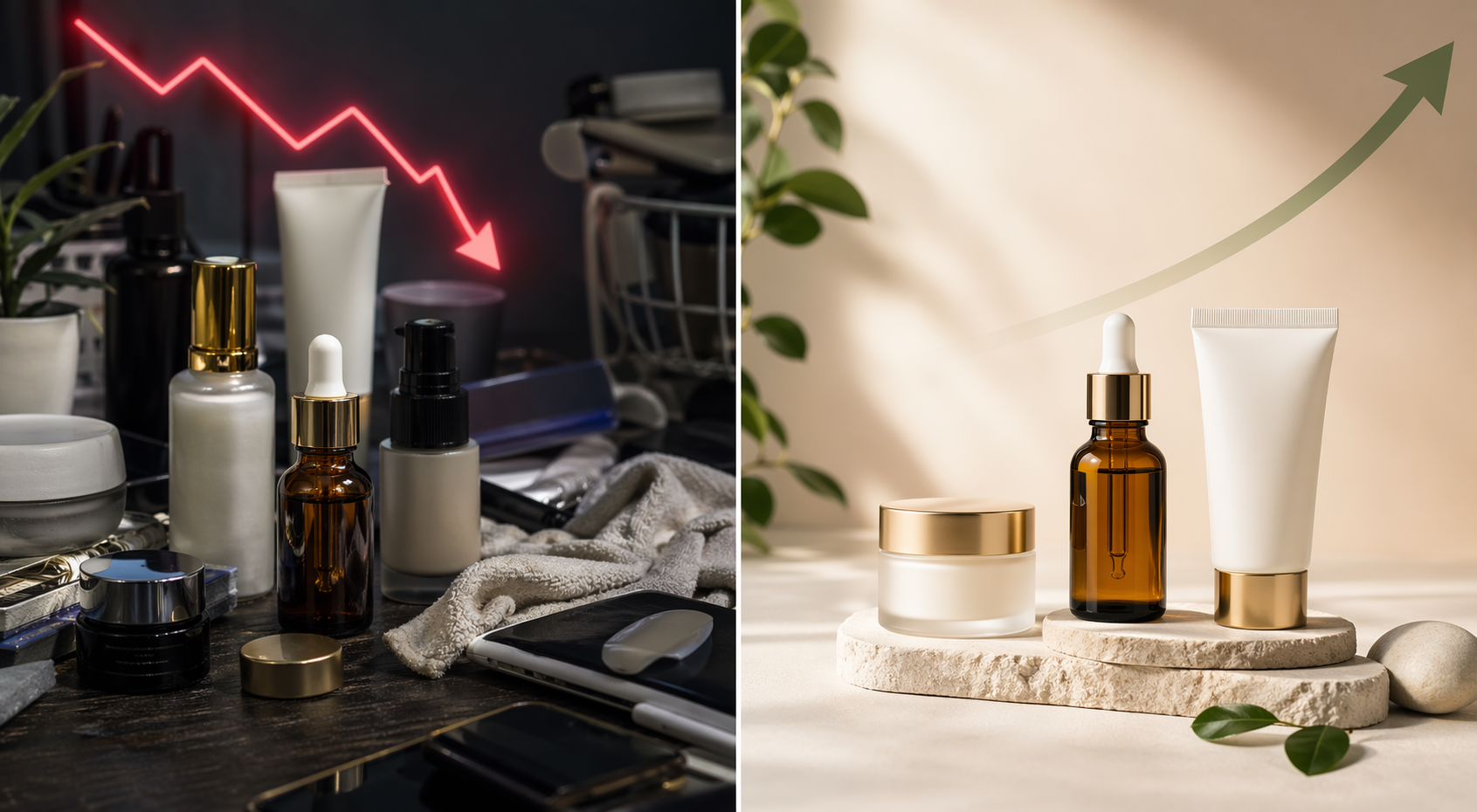 Low-converting ad image to focused creative