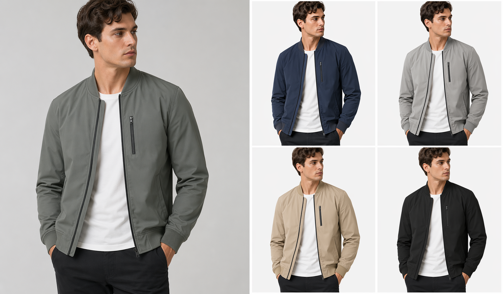 One jacket to multiple color variants